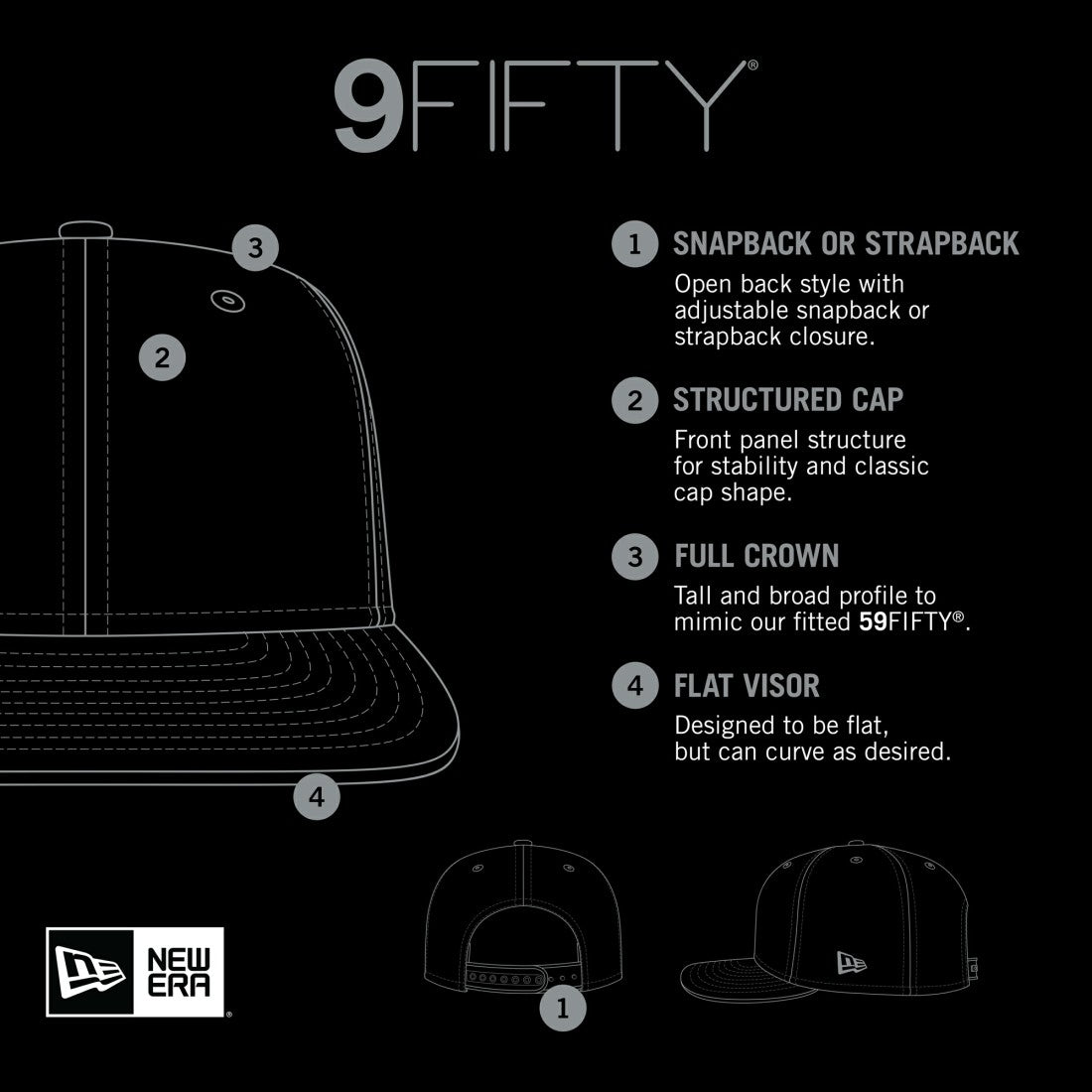 Houston Texans New Era Main Low Profile 9FIFTY Snapback Hat