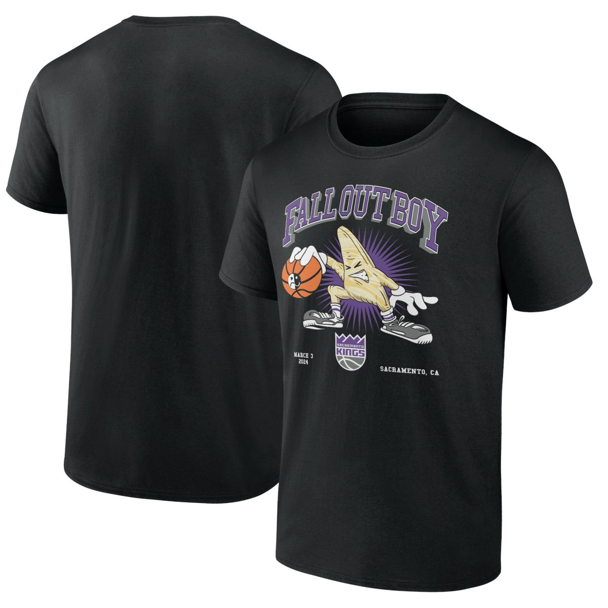 Fall Out Boy x Sacramento Kings So Much For (2our) Dust T-Shirt On Sale