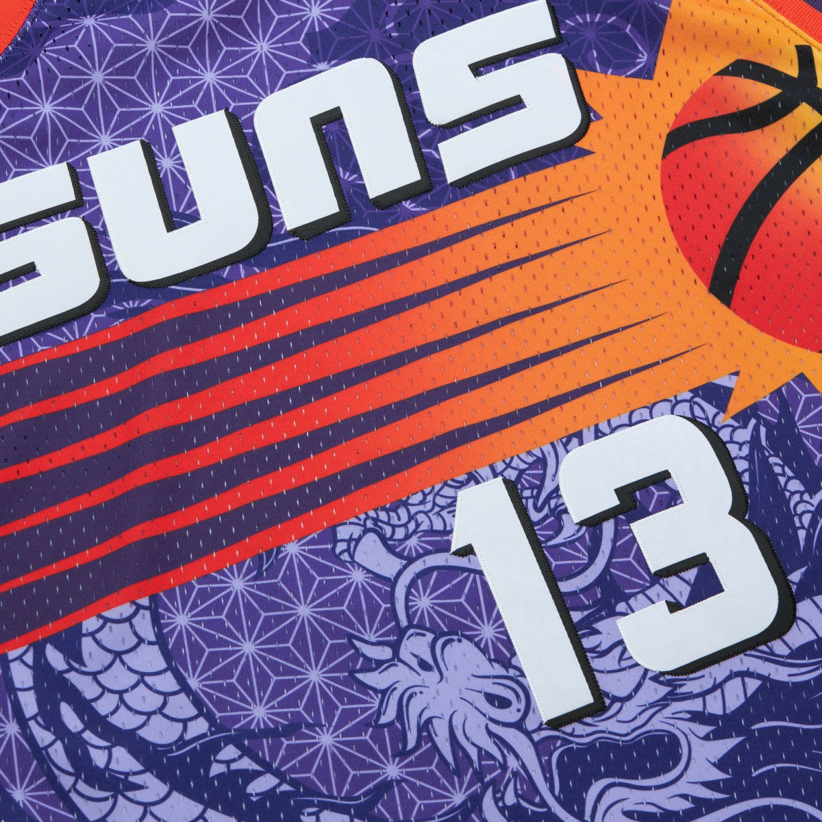 Steve Nash Phoenix Suns 1996/97 Hardwood Classics Asian Heritage 6.0 Swingman Throwback Player Jersey Discount