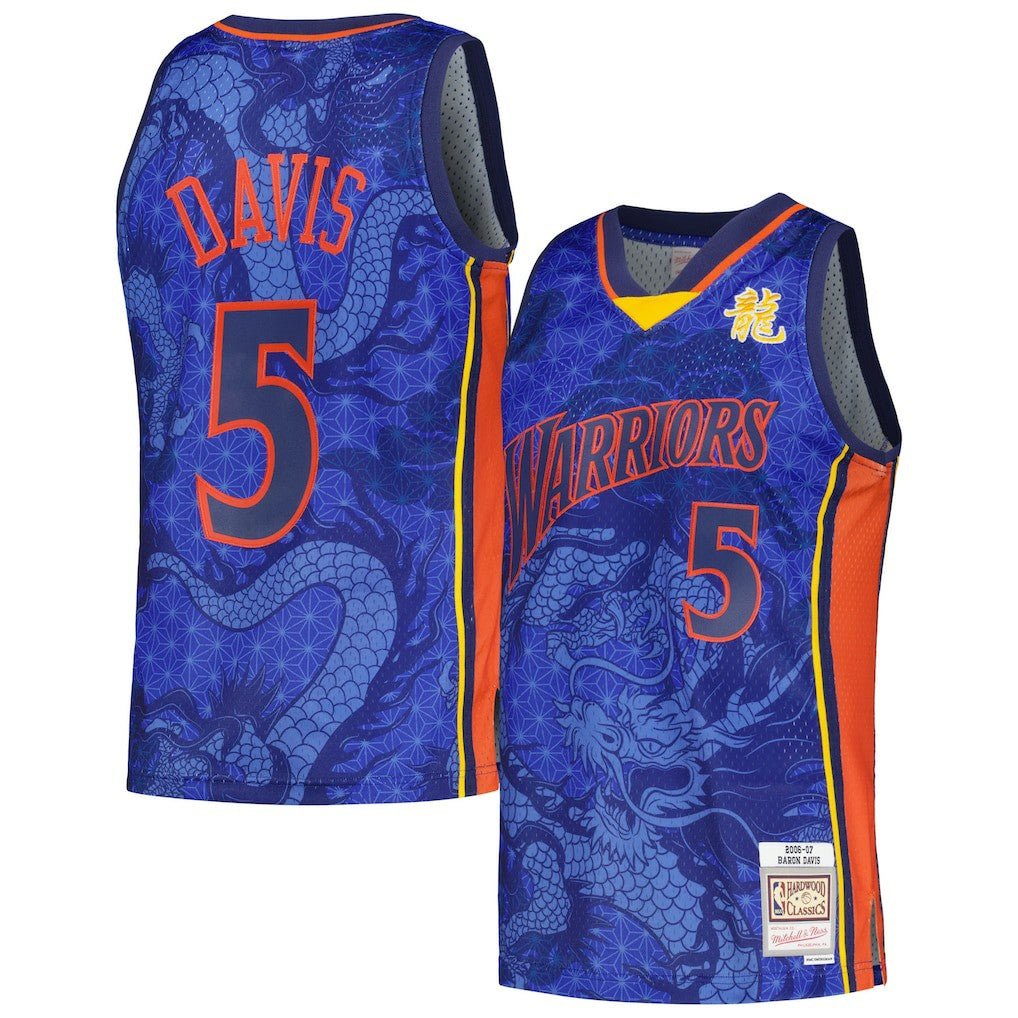 Baron Davis Golden State Warriors 2006/07 Hardwood Classics Asian Heritage 6.0 Swingman Throwback Player Jersey sale Online