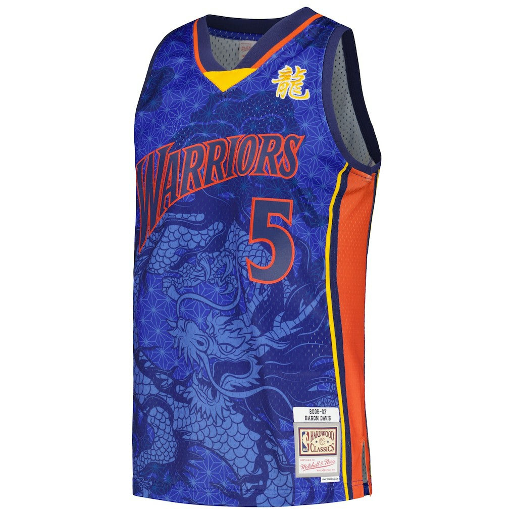 Baron Davis Golden State Warriors 2006/07 Hardwood Classics Asian Heritage 6.0 Swingman Throwback Player Jersey sale Online