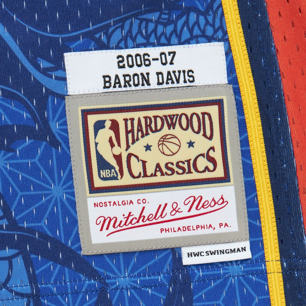 Baron Davis Golden State Warriors 2006/07 Hardwood Classics Asian Heritage 6.0 Swingman Throwback Player Jersey sale Online