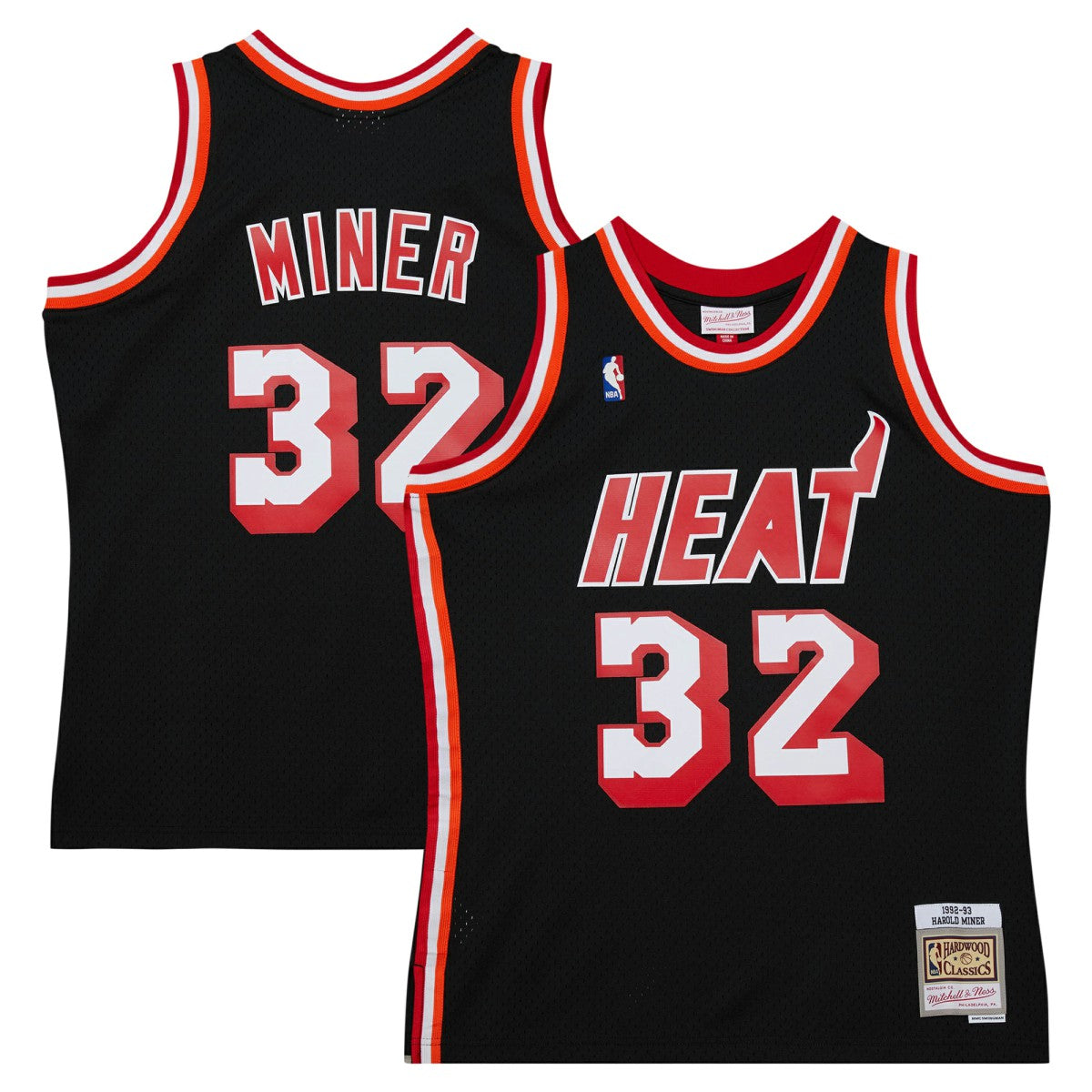 Harold Miner Miami Heat 1992/93 Hardwood Classics Swingman Throwback Jersey On Sale