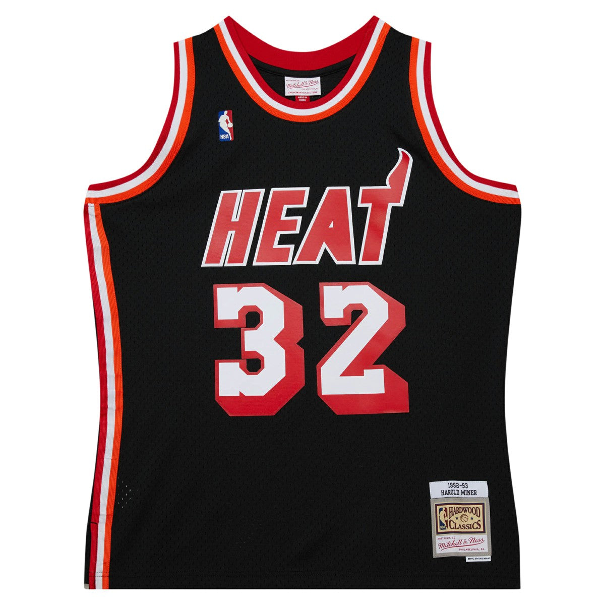 Harold Miner Miami Heat 1992/93 Hardwood Classics Swingman Throwback Jersey On Sale