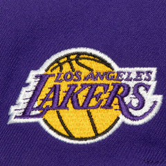 Los Angeles Lakers Retro Sport Color Block Script Snapback Hat Online