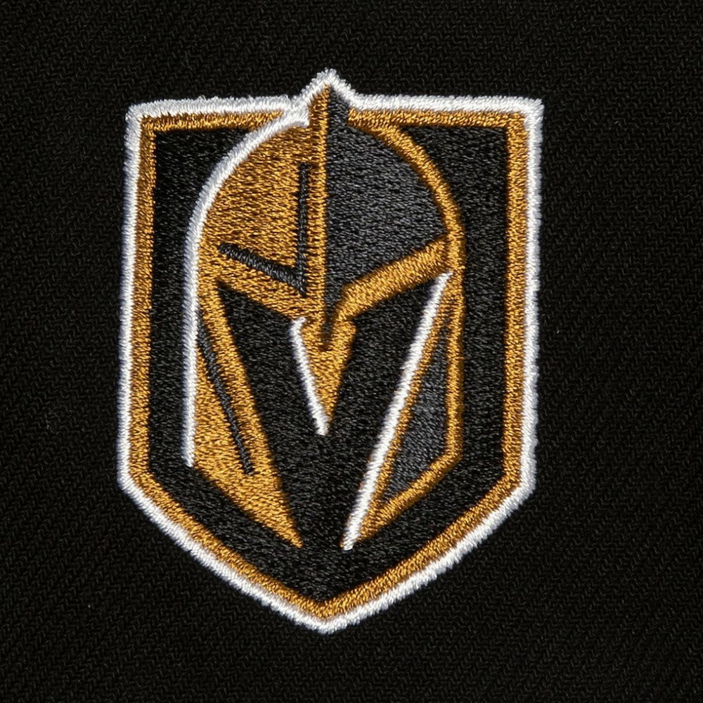 Vegas Golden Knights Mitchell & Ness Retro Script Colorblock Snapback Hat Sale