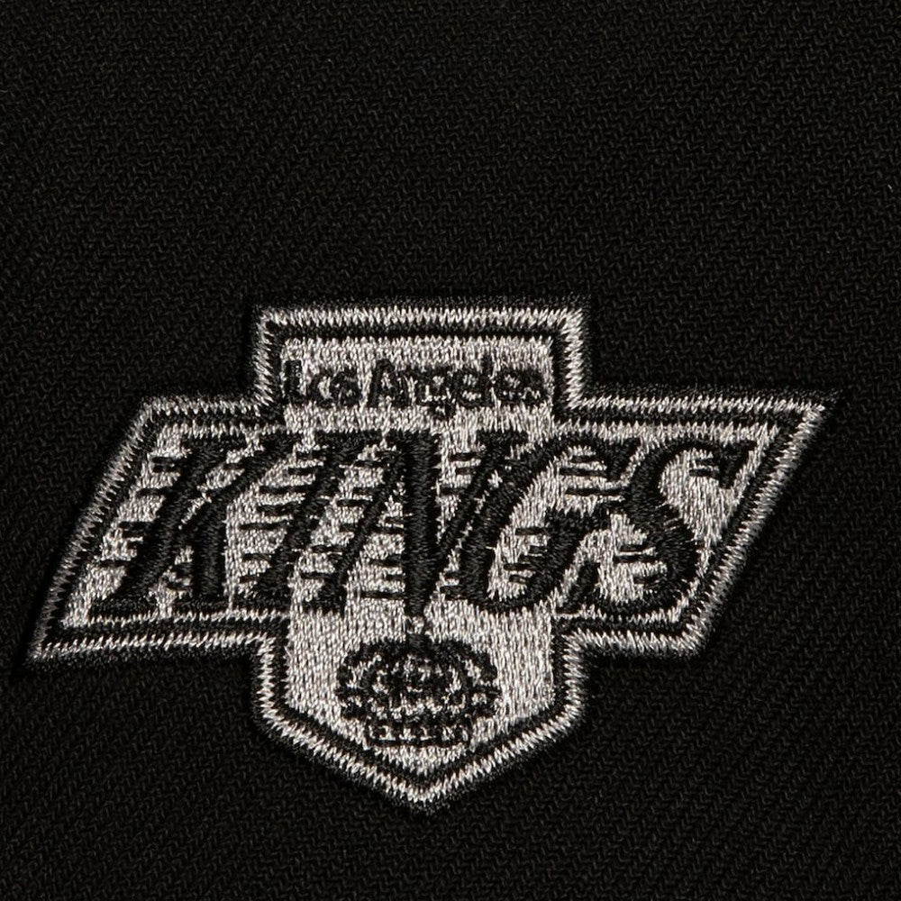 Los Angeles Kings Mitchell & Ness Retro Script Colorblock Snapback Hat Outlet