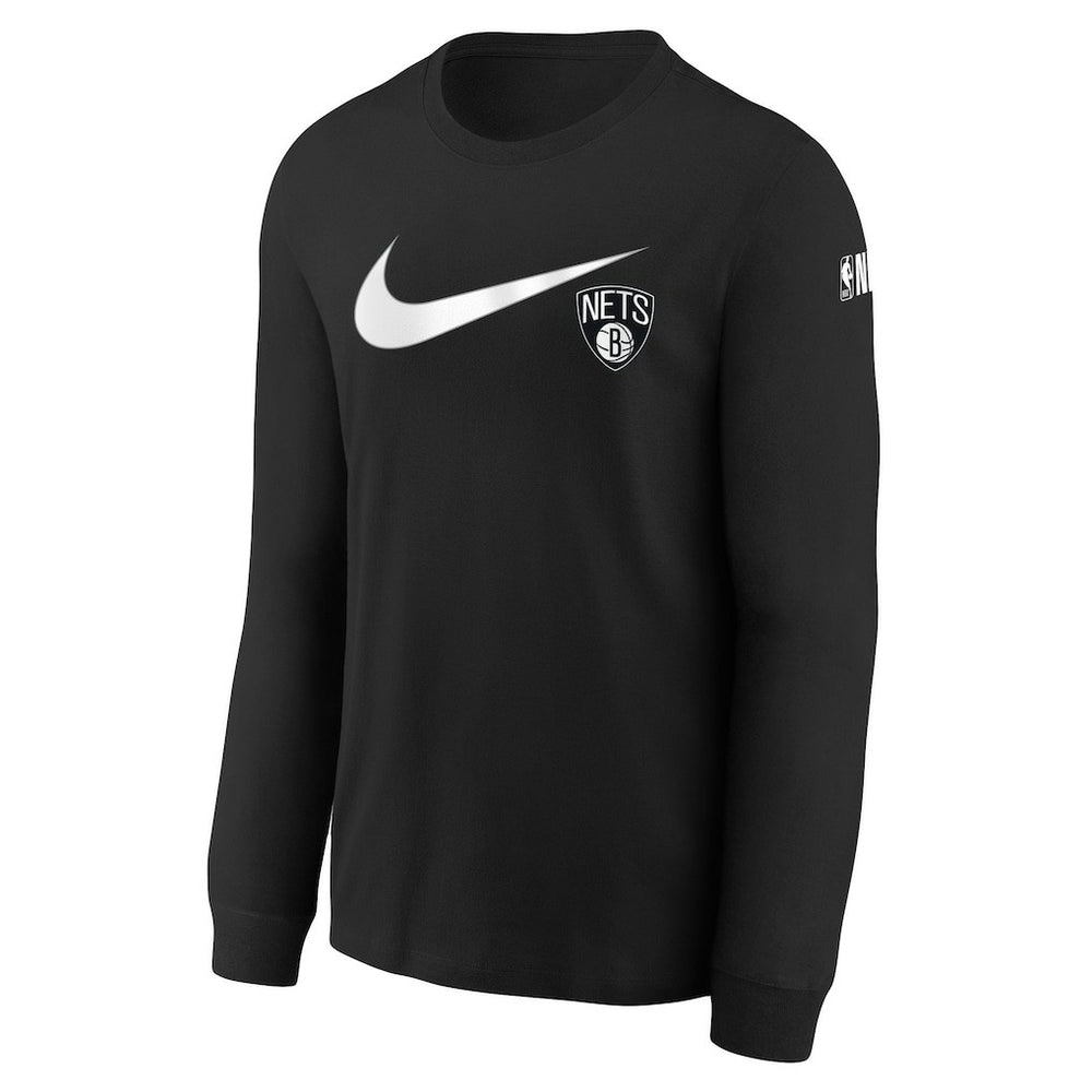 Brooklyn Nets Youth Swoosh Long Sleeve T-Shirt Online