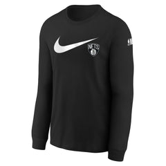 Brooklyn Nets Youth Swoosh Long Sleeve T-Shirt Online