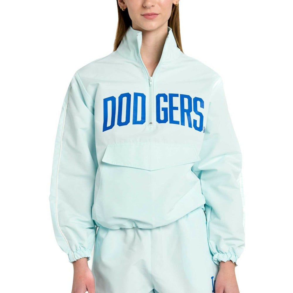 Los Angeles Dodgers Lusso Women's Parker Half-Zip Jacket | MLB Shop