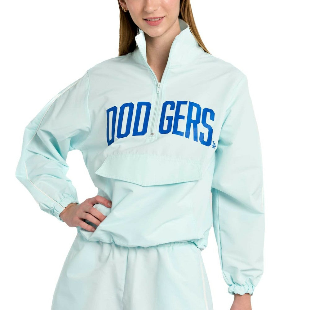 Los Angeles Dodgers Lusso Women's Parker Half-Zip Jacket | MLB Shop