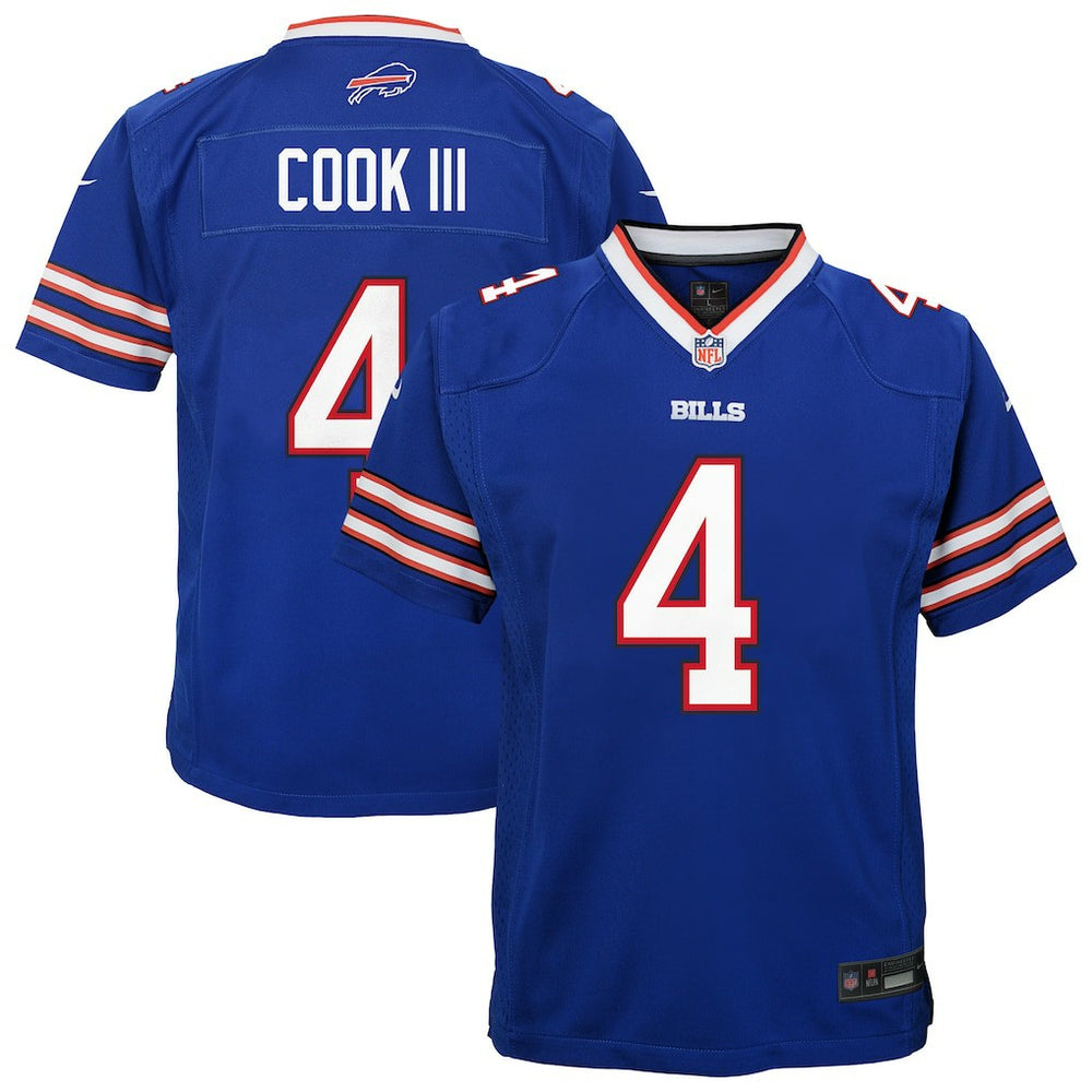 Buffalo Bills Nike James Cook III  Youth Game Jersey