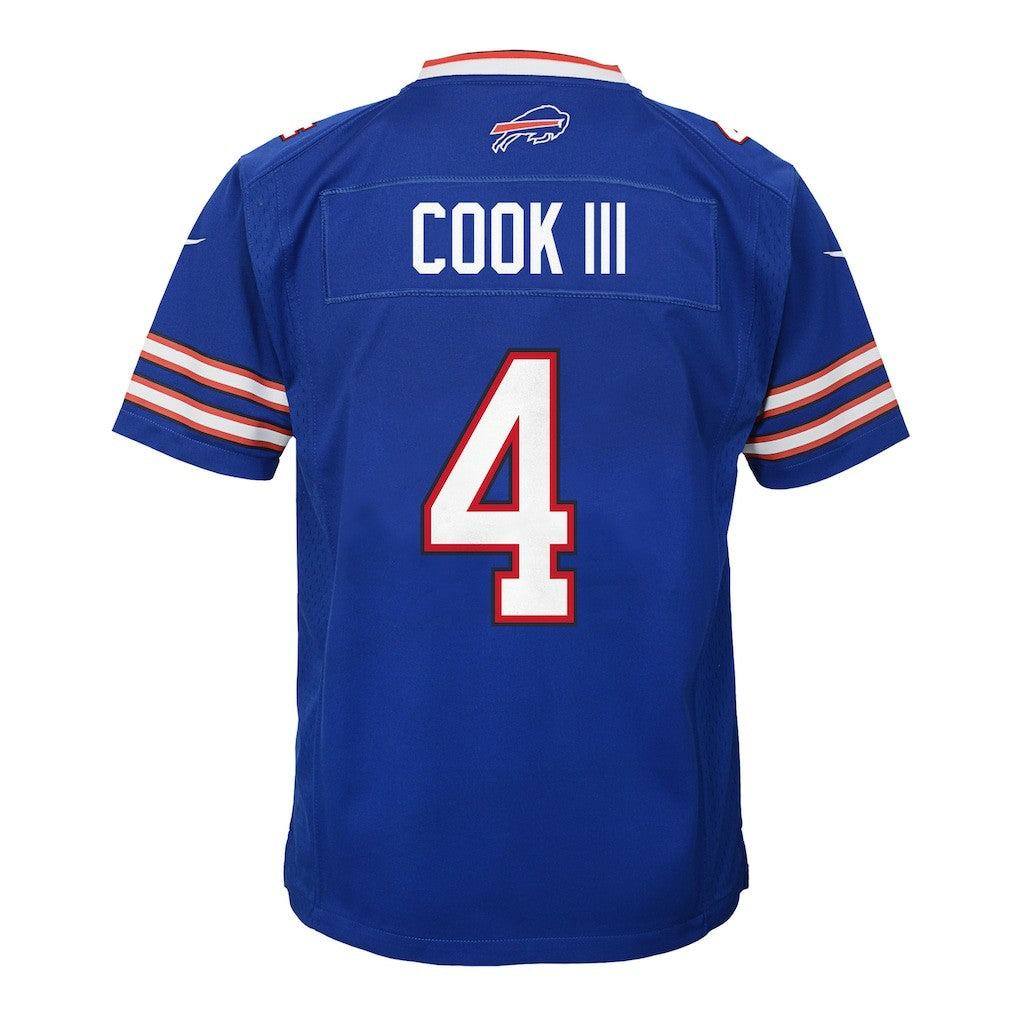 Buffalo Bills Nike James Cook III  Youth Game Jersey