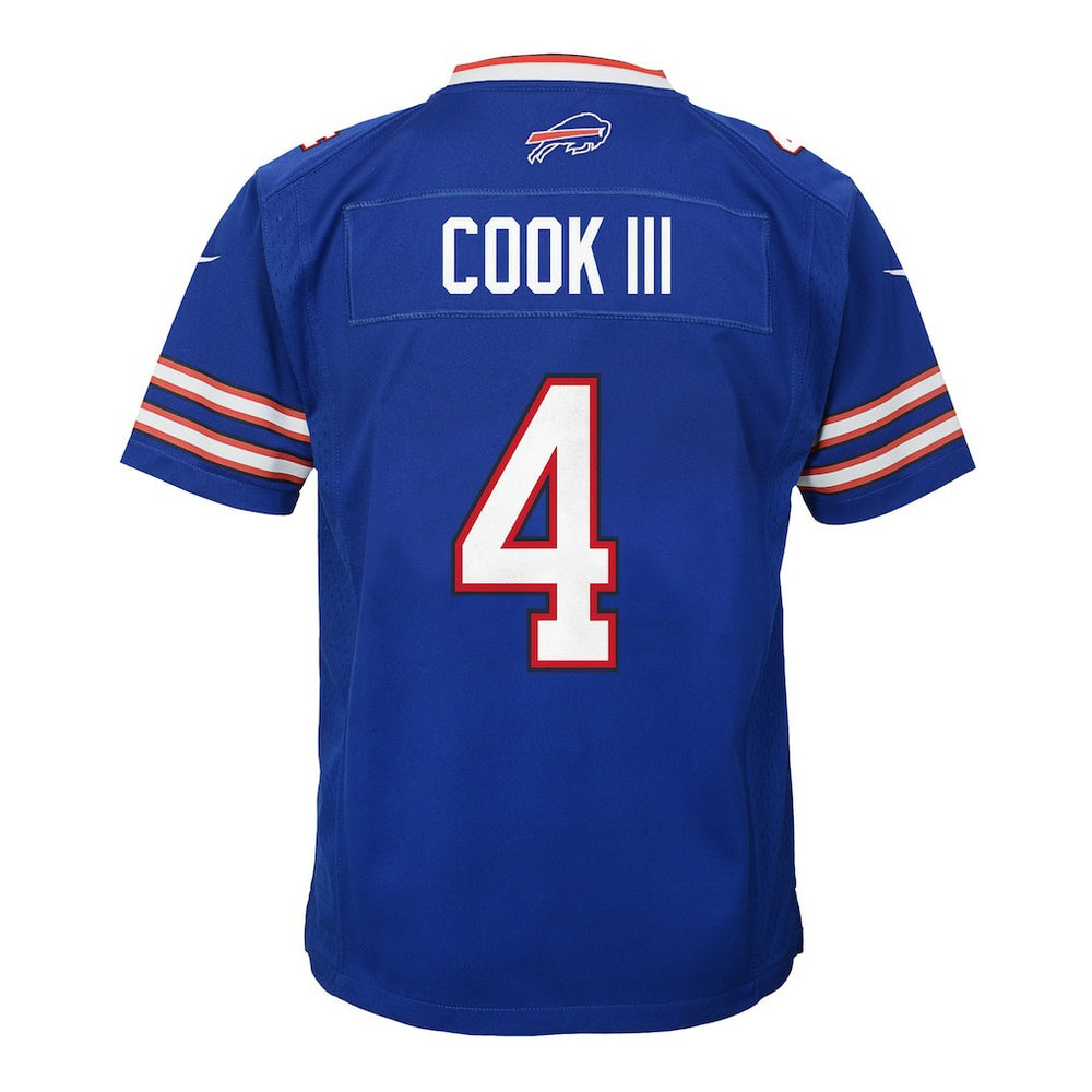 Buffalo Bills Nike James Cook III  Youth Game Jersey