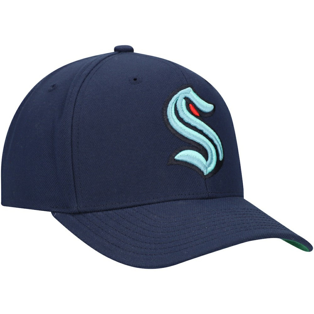 Seattle Kraken Mitchell & Ness Team Ground Pro Adjustable Hat Sale