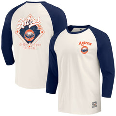 Houston Astros Darius Rucker Collection by Fanatics Cooperstown Collection Raglan 3/4-Sleeve T-Shirt | MLB Near me