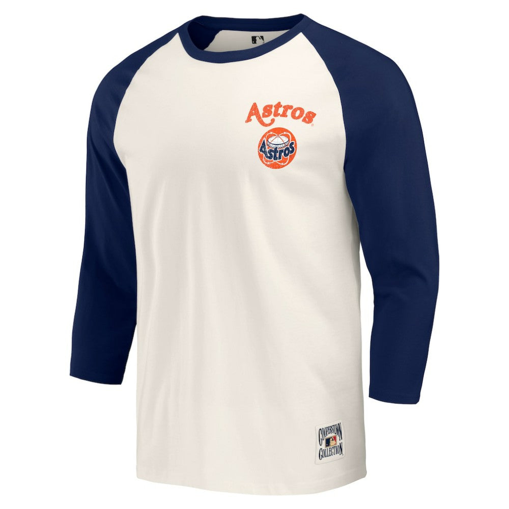 Houston Astros Darius Rucker Collection by Fanatics Cooperstown Collection Raglan 3/4-Sleeve T-Shirt | MLB Near me