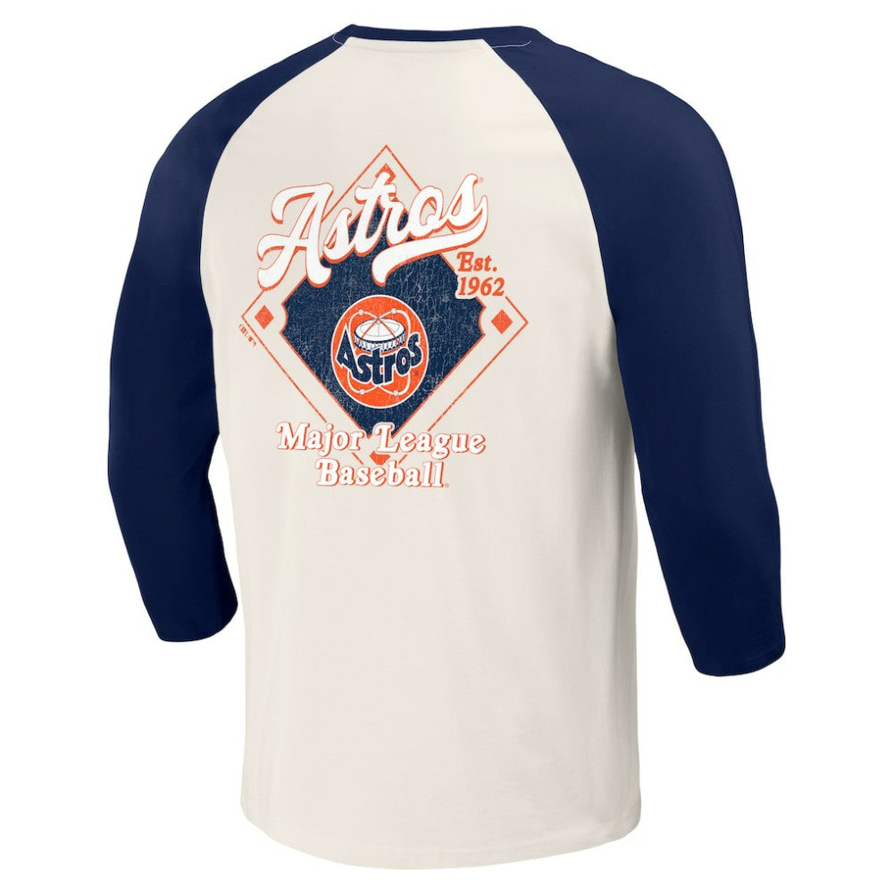 Houston Astros Darius Rucker Collection by Fanatics Cooperstown Collection Raglan 3/4-Sleeve T-Shirt | MLB Near me