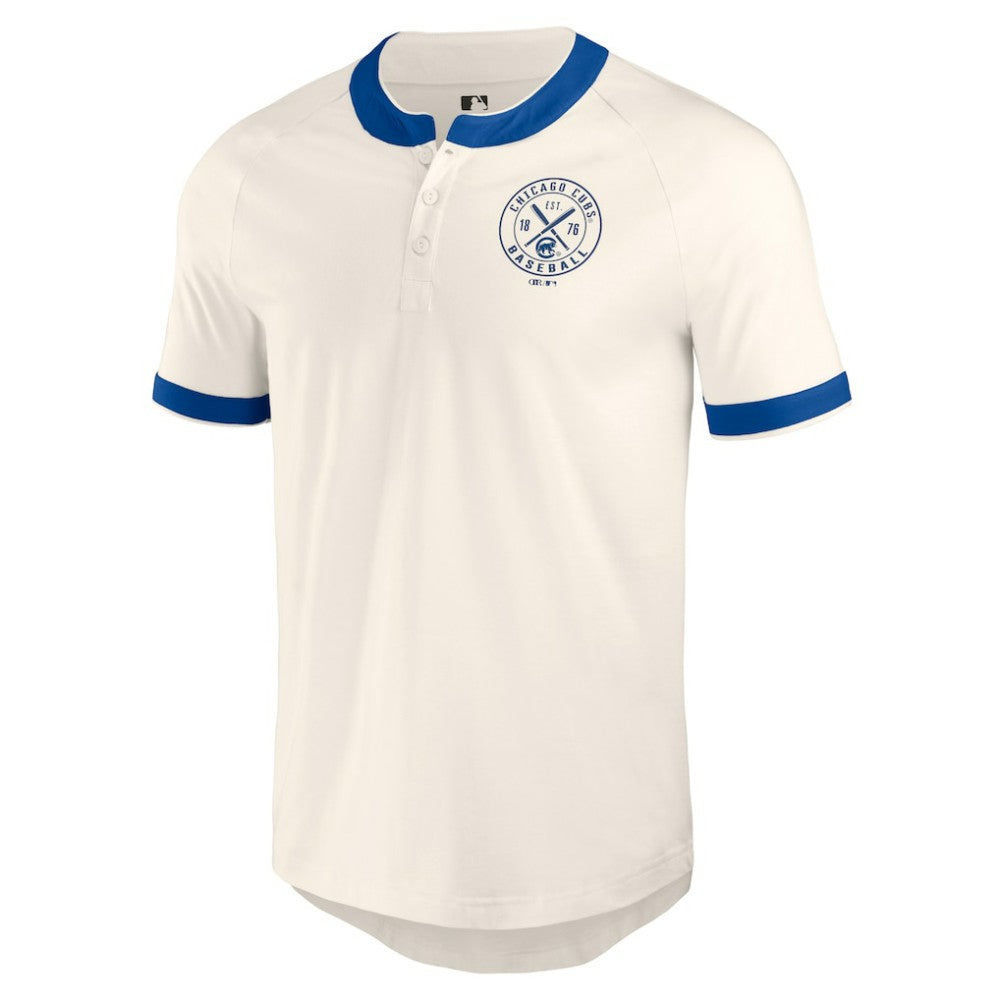 Chicago Cubs Darius Rucker Collection by Fanatics Henley Raglan T-Shirt | MLB Outlet