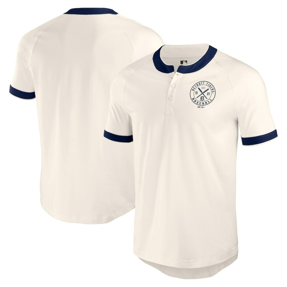 Detroit Tigers Darius Rucker Collection by Fanatics Henley Raglan T-Shirt | MLB Sale