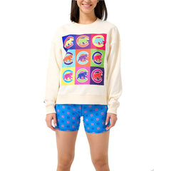 Chicago Cubs Terez Women's Classic Oversized Pullover Sweatshirt | MLB US