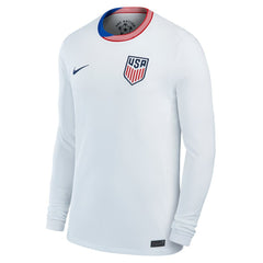 USMNT 2024 Home Replica Long Sleeve Jersey White - Nike