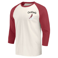 Arizona Cardinals Fanatics Darius Rucker Collection Raglan 3/4 Sleeve T-Shirt