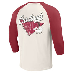 Arizona Cardinals Fanatics Darius Rucker Collection Raglan 3/4 Sleeve T-Shirt