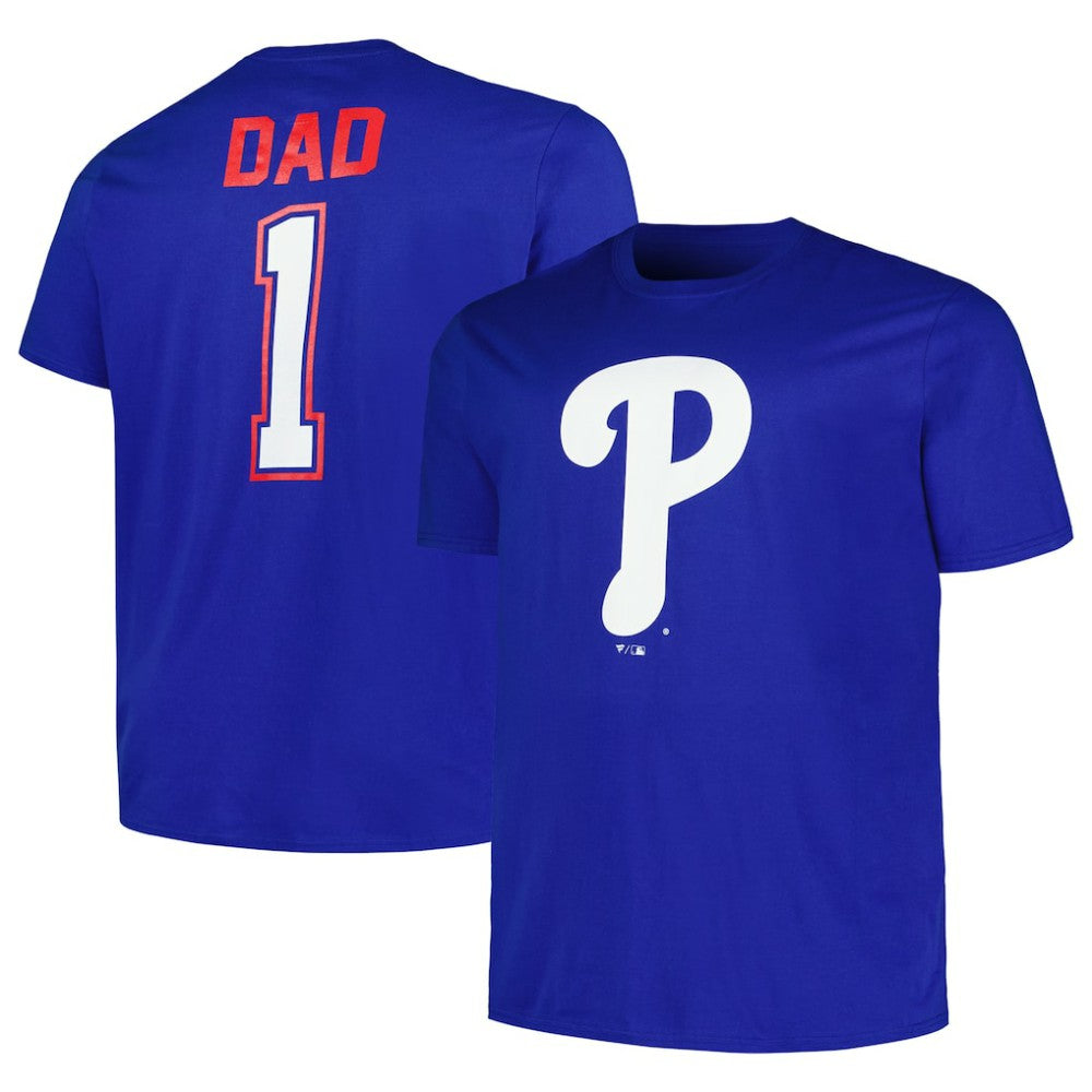 Philadelphia Phillies Profile Big & Tall #1 Dad T-Shirt | MLB Online