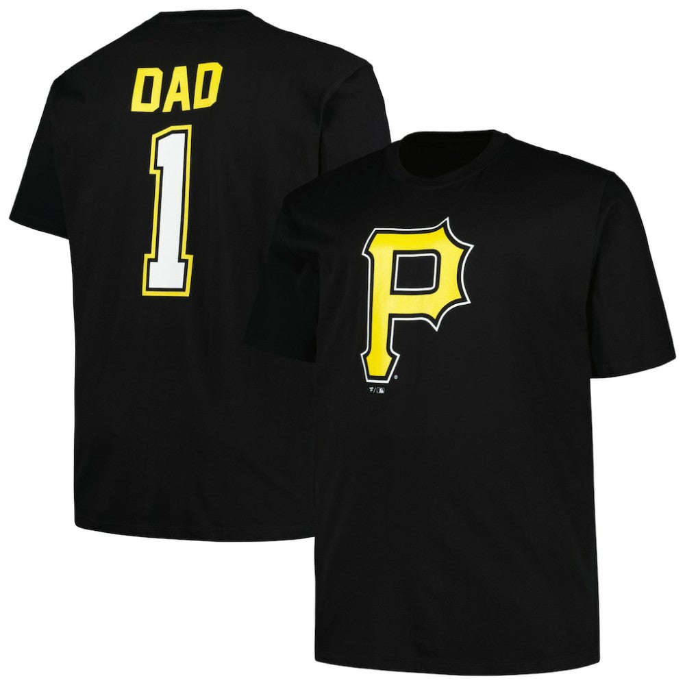 Pittsburgh Pirates Profile Big & Tall #1 Dad T-Shirt | MLB For sale