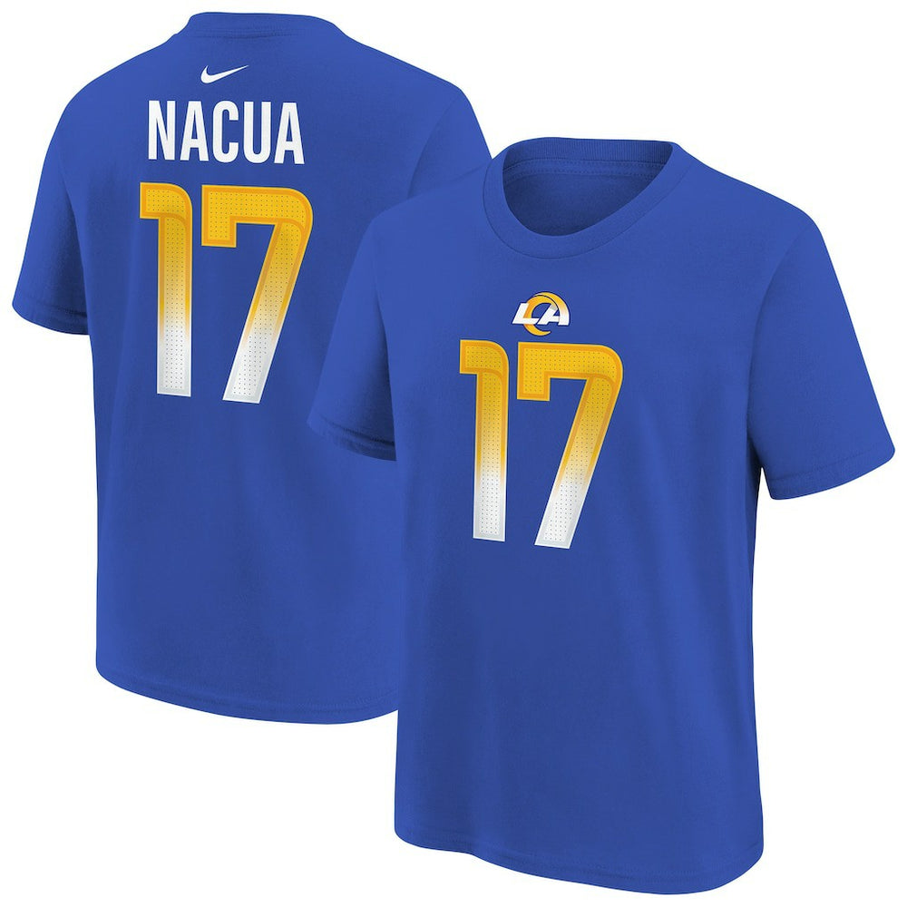 Los Angeles Rams Nike Puka Nacua  Youth Player Name & Number T-Shirt