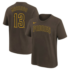 Manny Machado San Diego Padres Nike Youth Name & Number T-Shirt | MLB Outlet