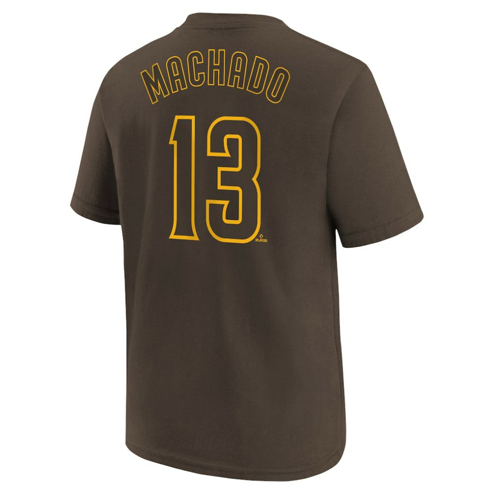 Manny Machado San Diego Padres Nike Youth Name & Number T-Shirt | MLB Outlet