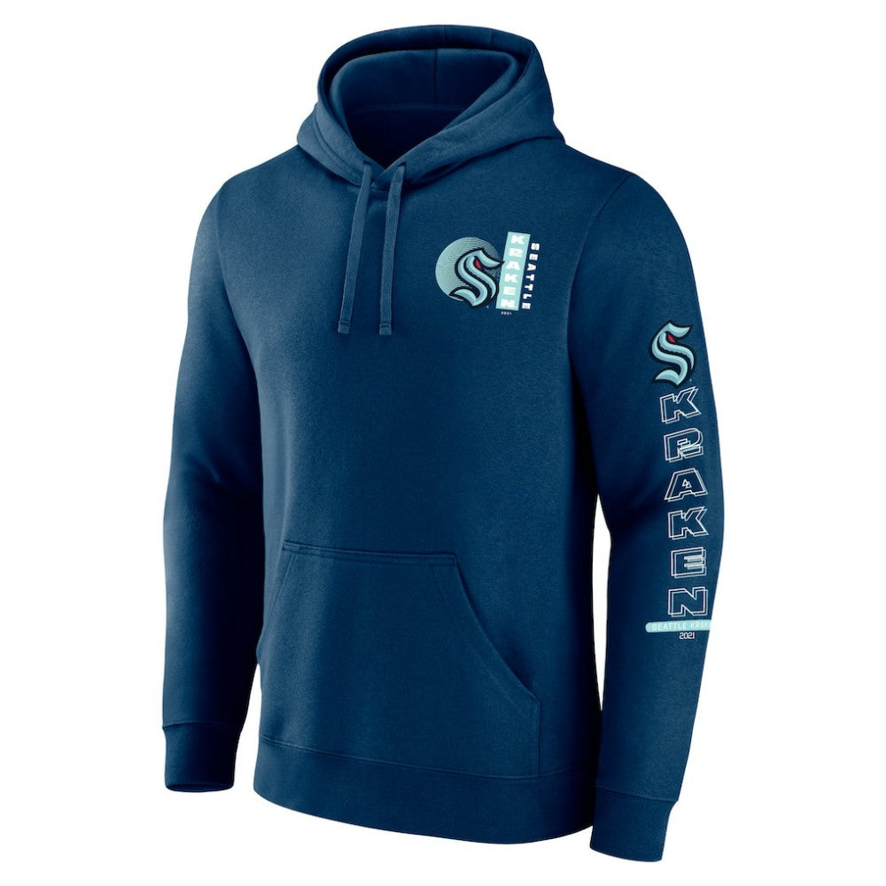 Seattle Kraken Fanatics Revolution Pullover Hoodie For Sale