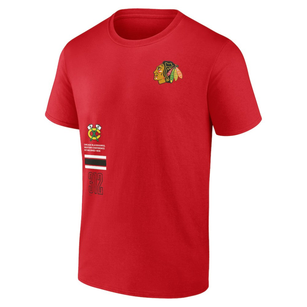 Chicago Blackhawks Fanatics Represent T-Shirt For Sale
