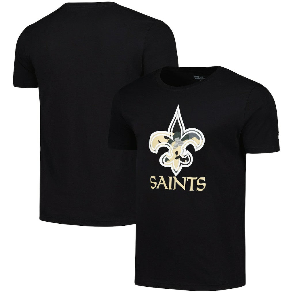 New Orleans Saints New Era Camo Logo T-Shirt