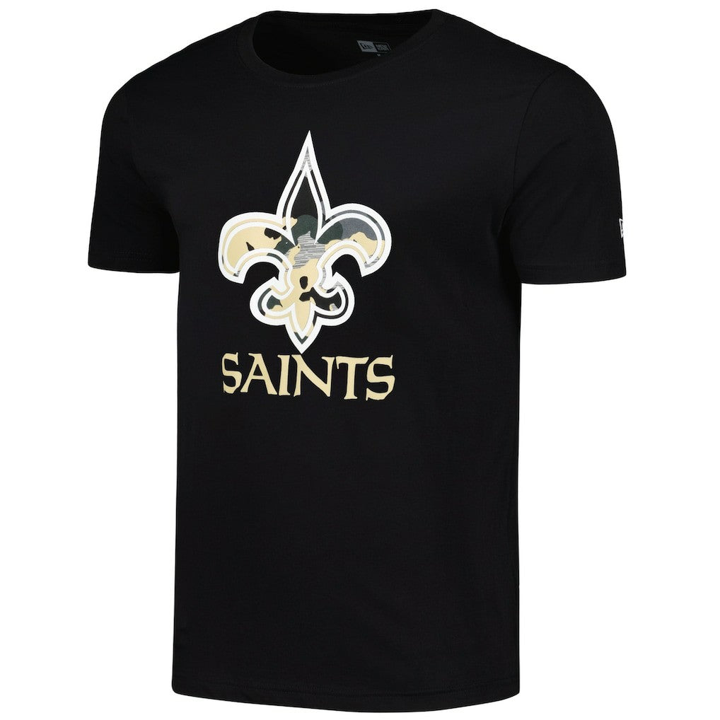 New Orleans Saints New Era Camo Logo T-Shirt