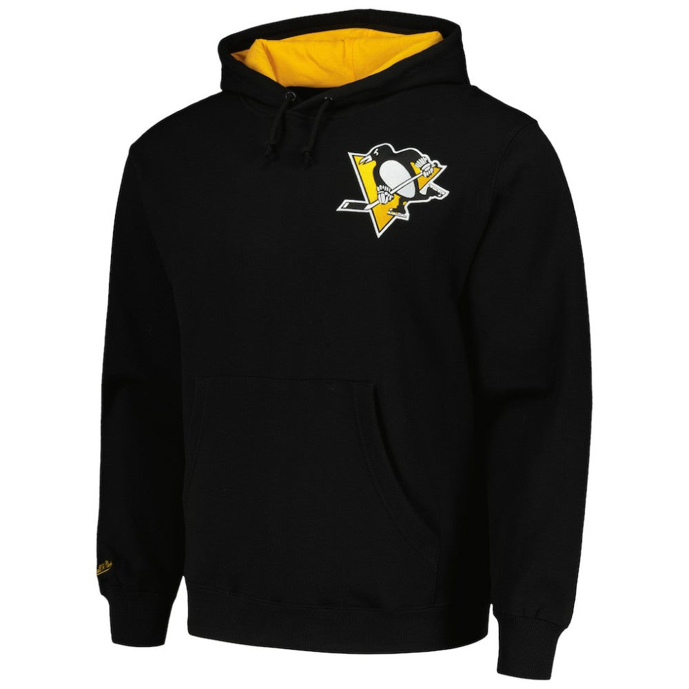 Mario Lemieux Pittsburgh Penguins Mitchell & Ness Premium Name & Number Fleece Pullover Sweatshirt Sale