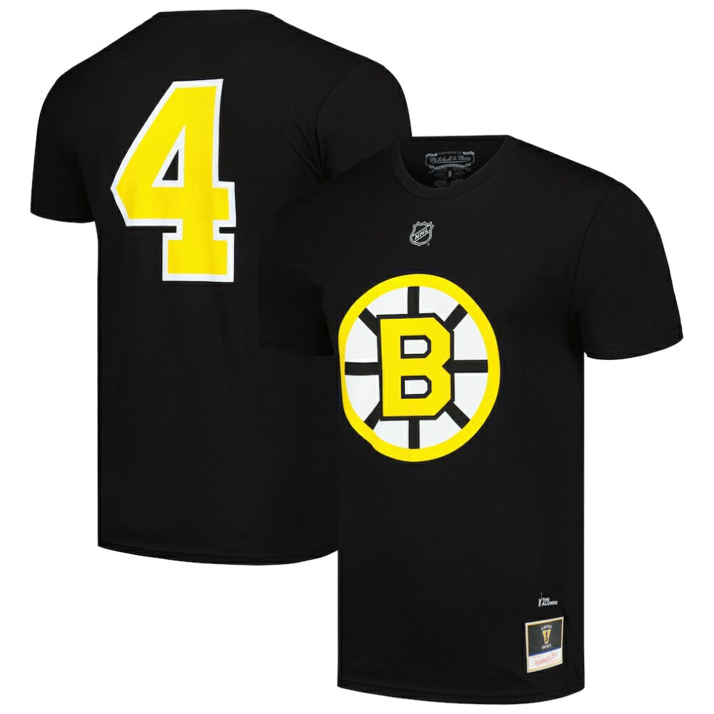 Bobby Orr Boston Bruins Mitchell & Ness Name & Number T-Shirt On Sale
