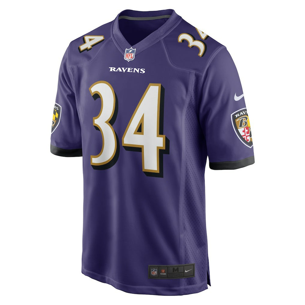 Baltimore Ravens Nike Keaton Mitchell  Game Jersey