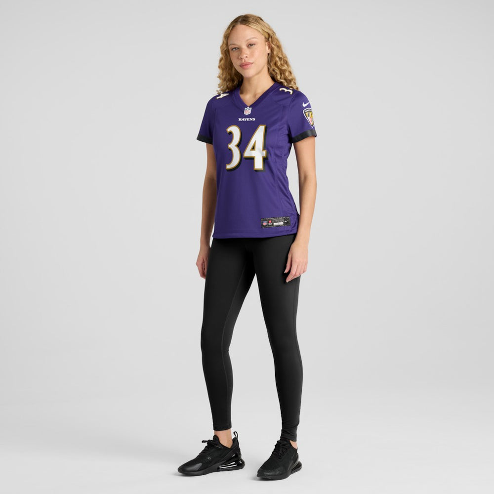 Baltimore Ravens Nike Keaton Mitchell  Women's Game Jersey