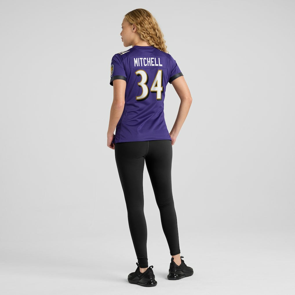 Baltimore Ravens Nike Keaton Mitchell  Women's Game Jersey