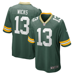 Green Bay Packers Nike Dontayvion Wicks  Game Jersey