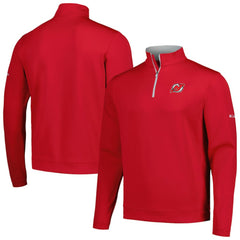 New Jersey Devils Columbia Wickham Hills Omni-Wick Quarter-Zip Jacket For Sale