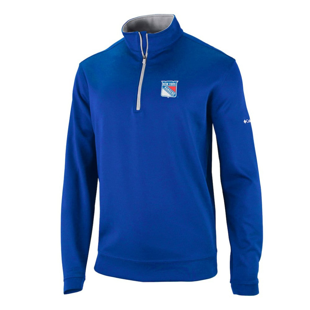 New York Rangers Columbia Wickham Hills Omni-Wick Quarter-Zip Jacket For Sale