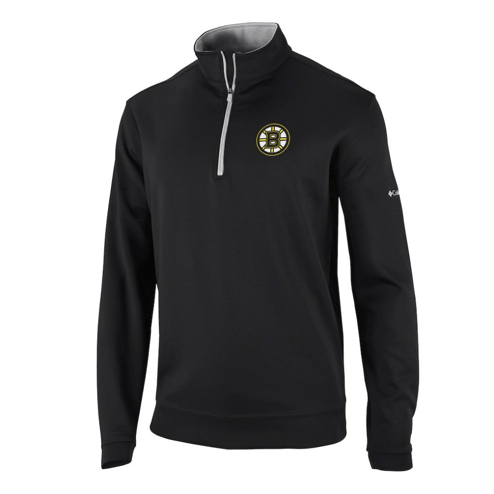 Boston Bruins Columbia Wickham Hills Omni-Wick Quarter-Zip Jacket On Sale