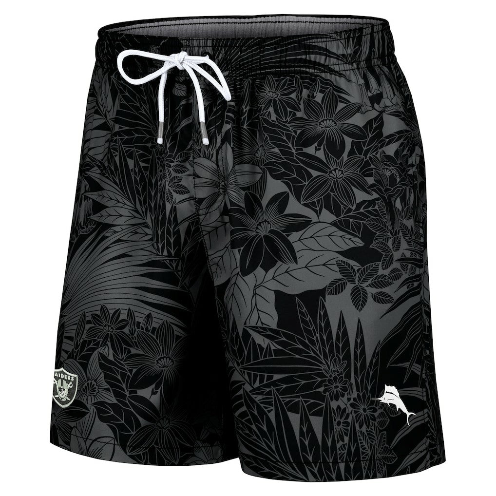 Las Vegas Raiders Tommy Bahama Santiago Palms Board Shorts