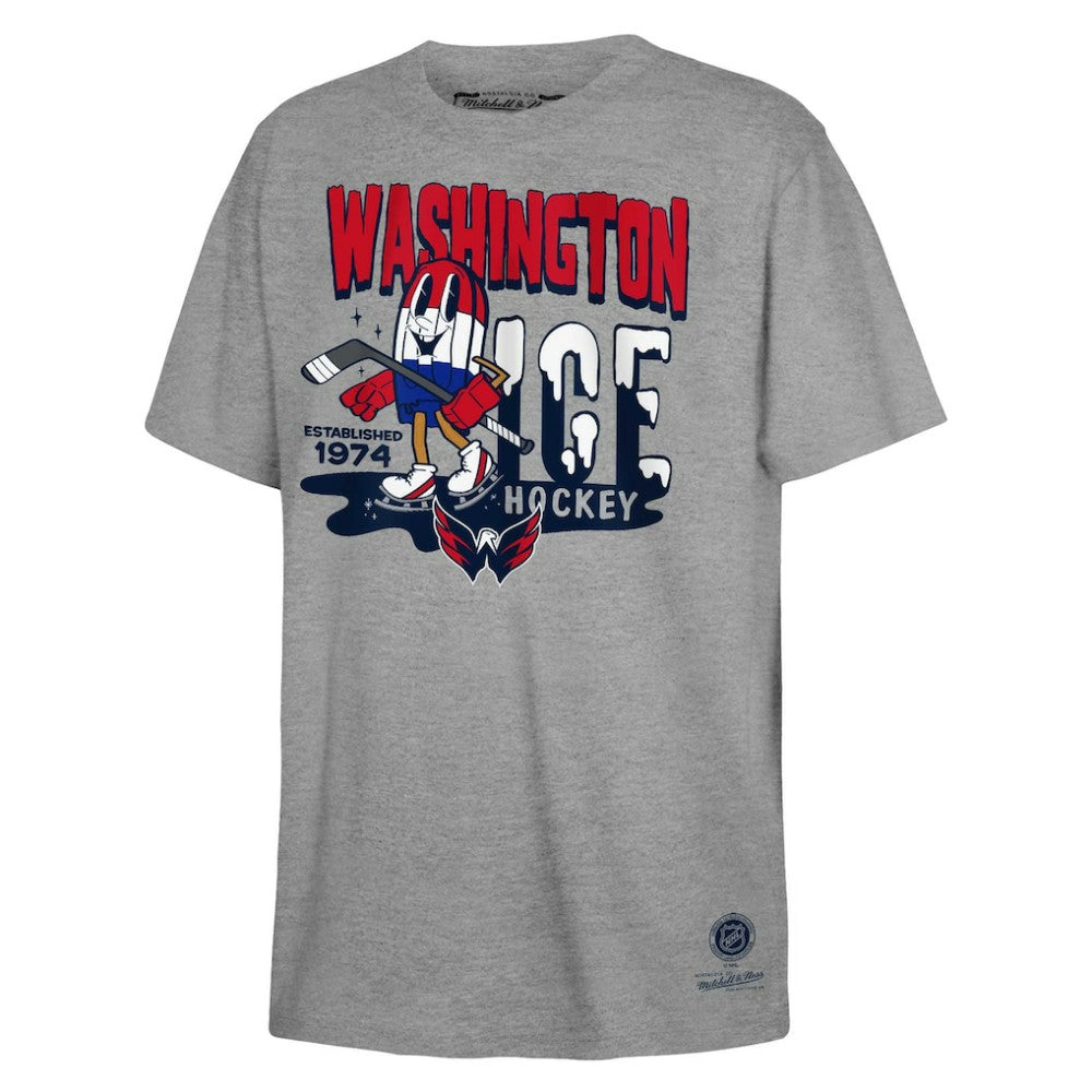 Washington Capitals Mitchell & Ness Youth Ice Hockey T-Shirt Outlet