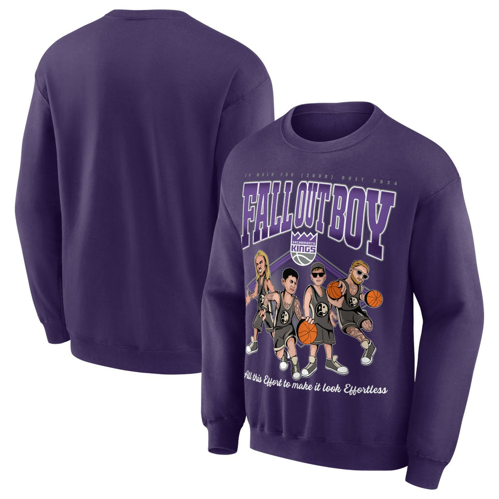 Fall Out Boy x Sacramento Kings Unisex So Much For (2our) Dust Pullover Sweatshirt Discount