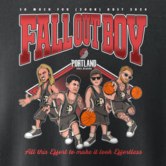 Fall Out Boy x Portland Trail Blazers Unisex So Much For (2our) Dust Pullover Sweatshirt On Sale